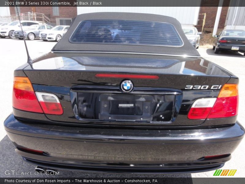 Jet Black / Black 2001 BMW 3 Series 330i Convertible