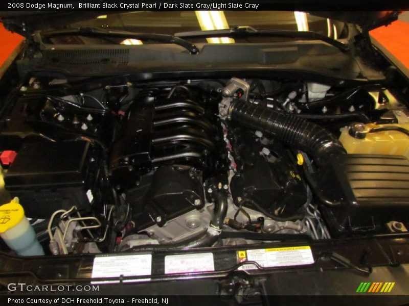 Brilliant Black Crystal Pearl / Dark Slate Gray/Light Slate Gray 2008 Dodge Magnum