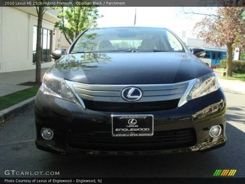 Obsidian Black / Parchment 2010 Lexus HS 250h Hybrid Premium