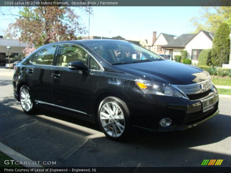 Obsidian Black / Parchment 2010 Lexus HS 250h Hybrid Premium