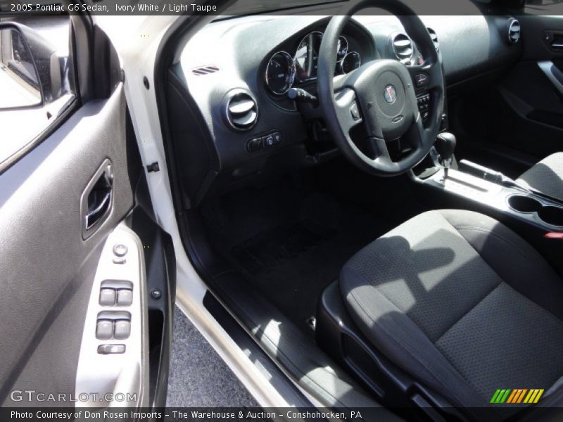 Ivory White / Light Taupe 2005 Pontiac G6 Sedan