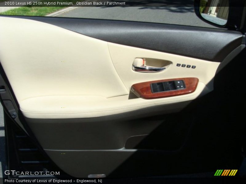 Obsidian Black / Parchment 2010 Lexus HS 250h Hybrid Premium