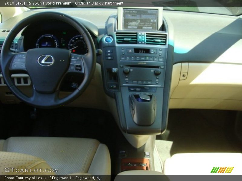 Obsidian Black / Parchment 2010 Lexus HS 250h Hybrid Premium