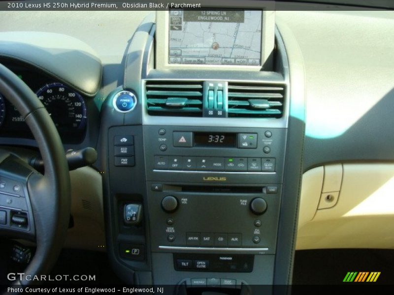 Obsidian Black / Parchment 2010 Lexus HS 250h Hybrid Premium