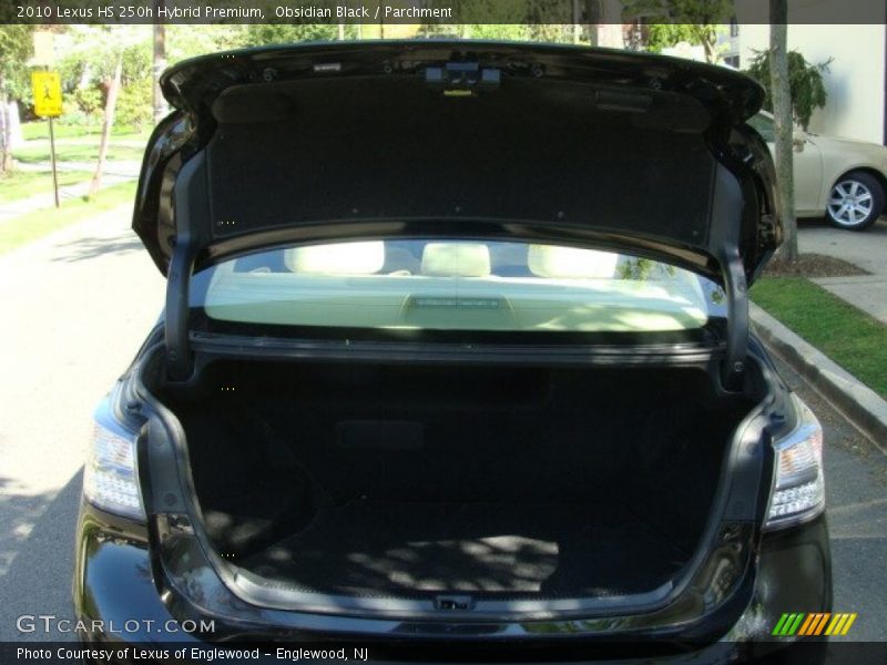 Obsidian Black / Parchment 2010 Lexus HS 250h Hybrid Premium