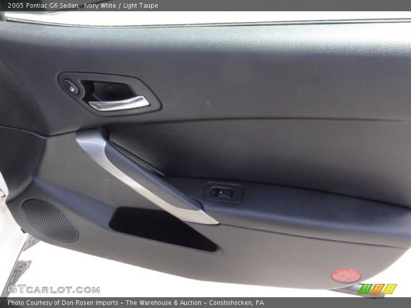 Ivory White / Light Taupe 2005 Pontiac G6 Sedan