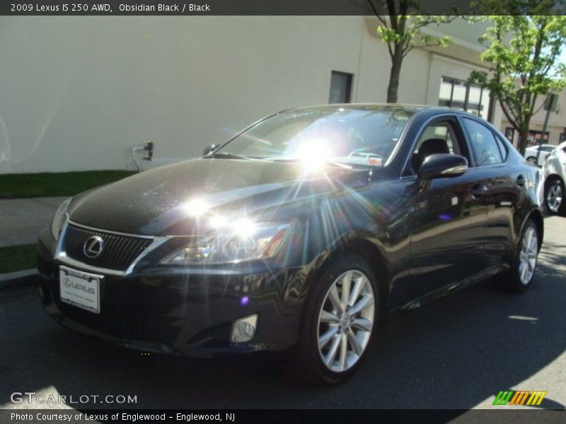 Obsidian Black / Black 2009 Lexus IS 250 AWD