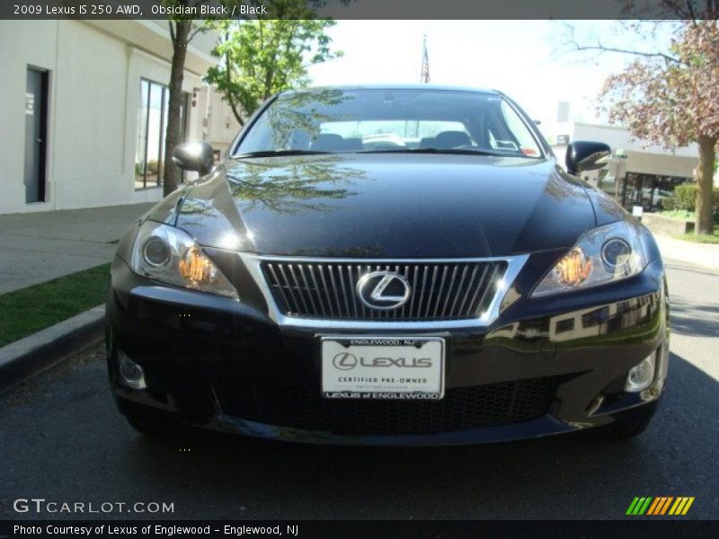 Obsidian Black / Black 2009 Lexus IS 250 AWD