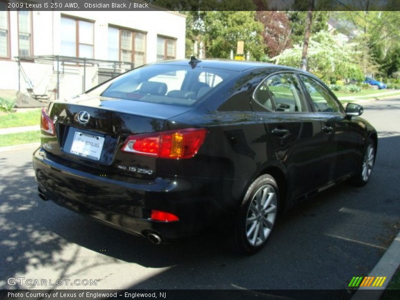 Obsidian Black / Black 2009 Lexus IS 250 AWD