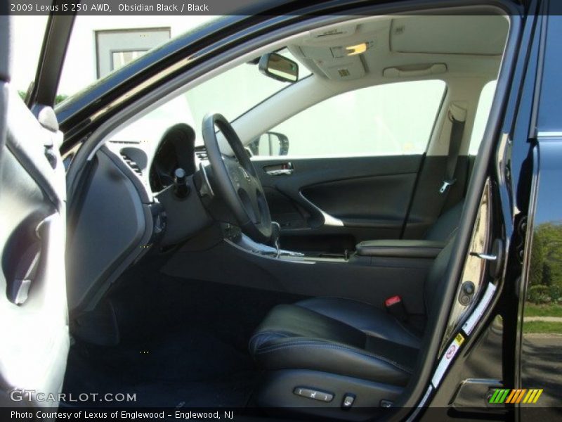 Obsidian Black / Black 2009 Lexus IS 250 AWD