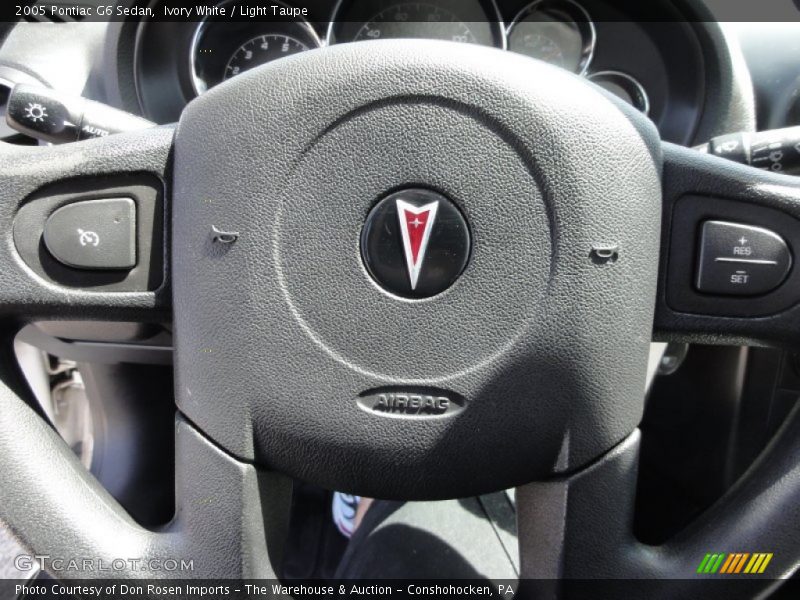 Ivory White / Light Taupe 2005 Pontiac G6 Sedan