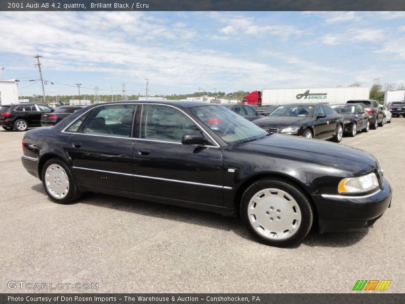 Brilliant Black / Ecru 2001 Audi A8 4.2 quattro