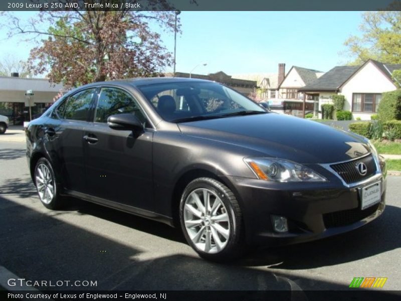 Truffle Mica / Black 2009 Lexus IS 250 AWD