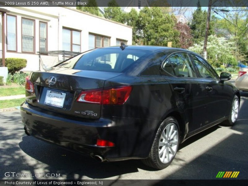 Truffle Mica / Black 2009 Lexus IS 250 AWD