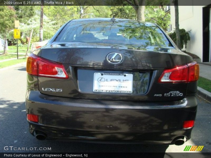 Truffle Mica / Black 2009 Lexus IS 250 AWD