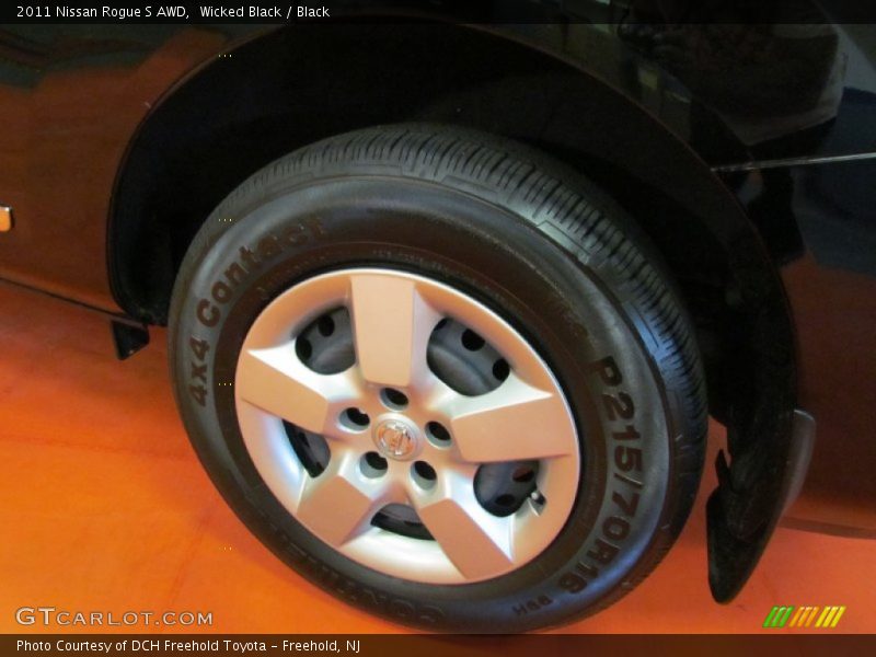 Wicked Black / Black 2011 Nissan Rogue S AWD