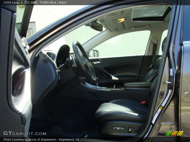 Truffle Mica / Black 2009 Lexus IS 250 AWD