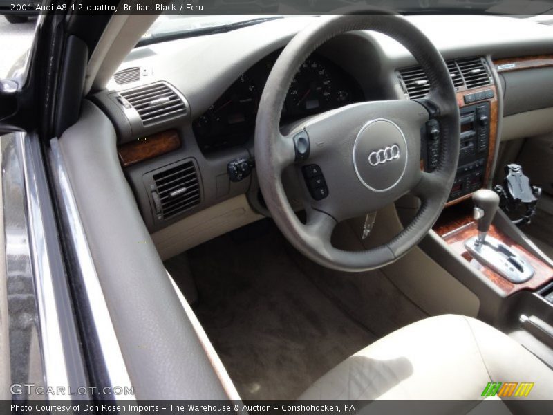 Brilliant Black / Ecru 2001 Audi A8 4.2 quattro