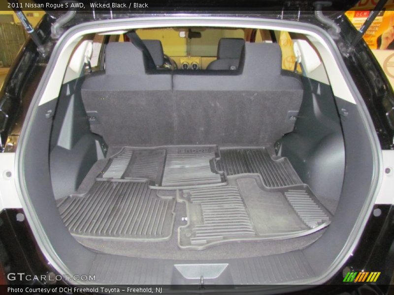 Wicked Black / Black 2011 Nissan Rogue S AWD
