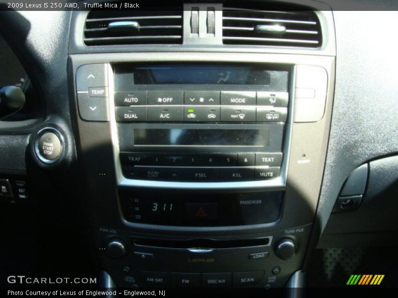 Truffle Mica / Black 2009 Lexus IS 250 AWD