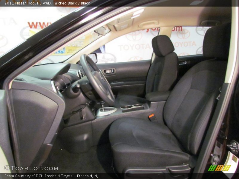 Wicked Black / Black 2011 Nissan Rogue S AWD