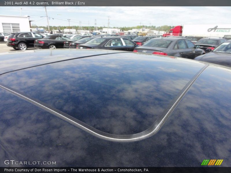 Brilliant Black / Ecru 2001 Audi A8 4.2 quattro