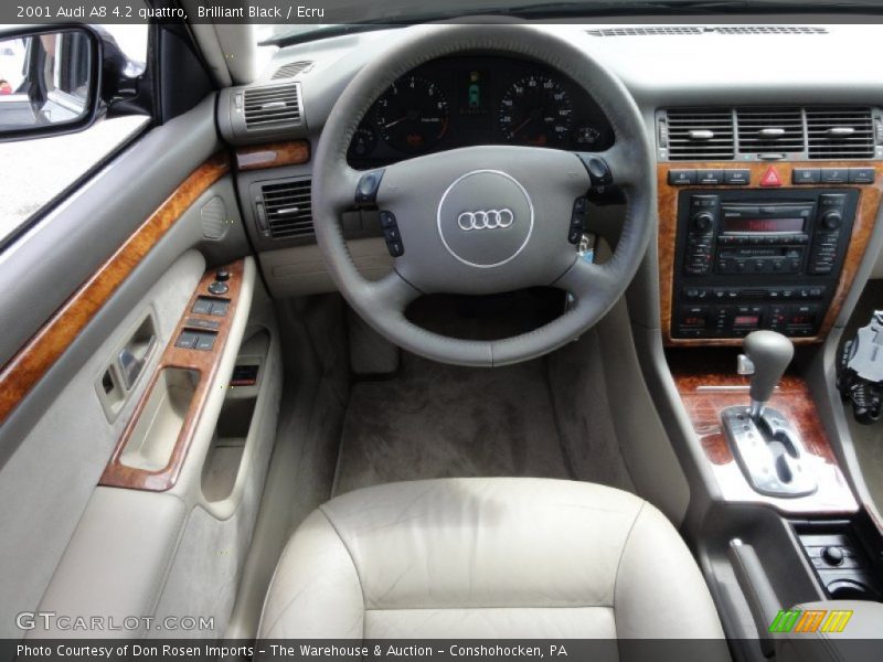 Brilliant Black / Ecru 2001 Audi A8 4.2 quattro