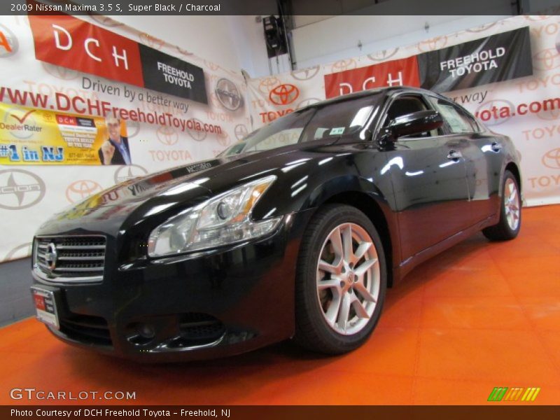 Super Black / Charcoal 2009 Nissan Maxima 3.5 S