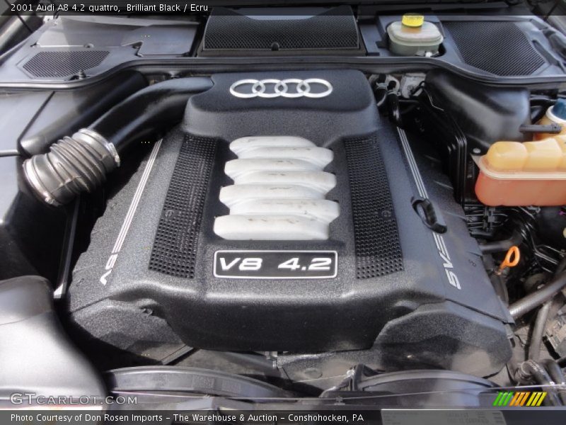  2001 A8 4.2 quattro Engine - 4.2 Liter DOHC 40-Valve V8