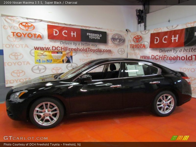 Super Black / Charcoal 2009 Nissan Maxima 3.5 S