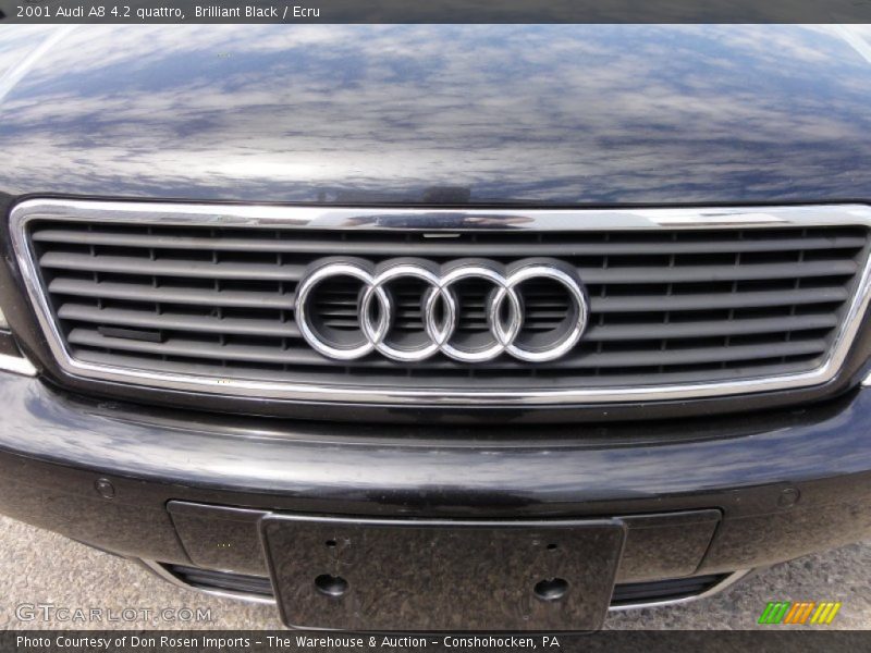 Brilliant Black / Ecru 2001 Audi A8 4.2 quattro
