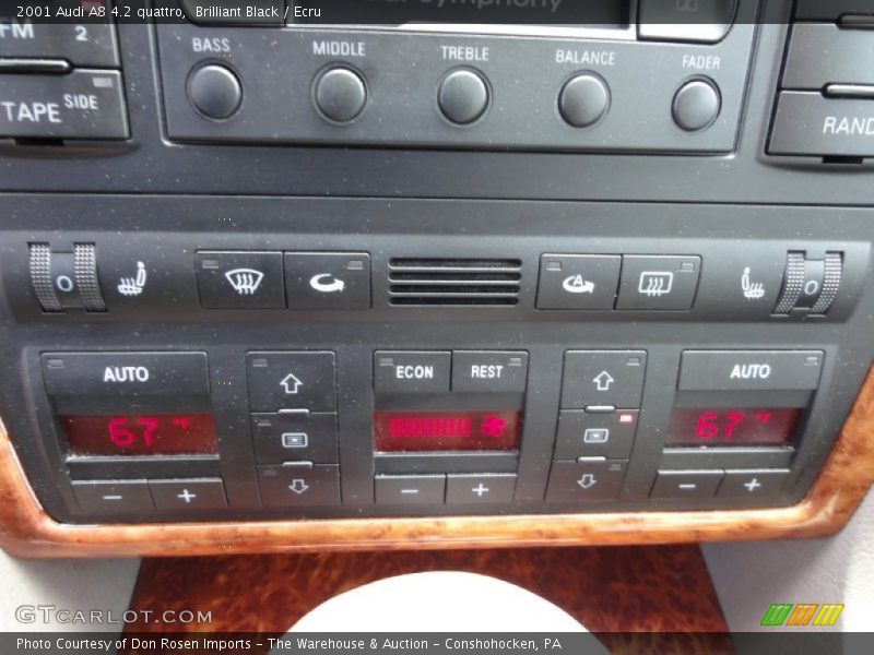 Controls of 2001 A8 4.2 quattro