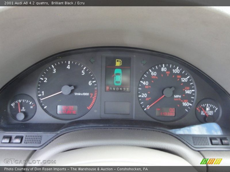  2001 A8 4.2 quattro 4.2 quattro Gauges