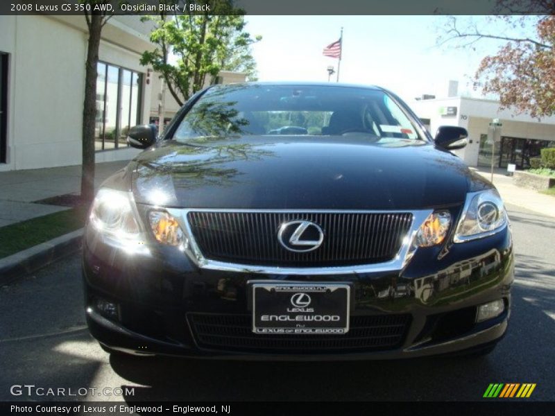 Obsidian Black / Black 2008 Lexus GS 350 AWD
