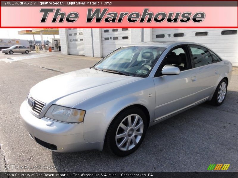 Light Silver Metallic / Onyx 2001 Audi A6 2.7T quattro Sedan