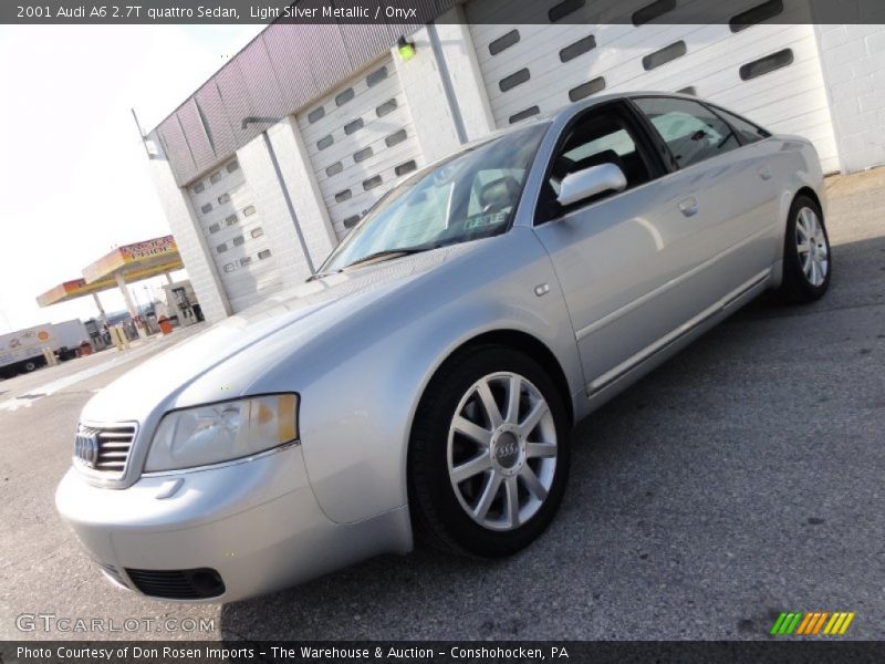 Light Silver Metallic / Onyx 2001 Audi A6 2.7T quattro Sedan