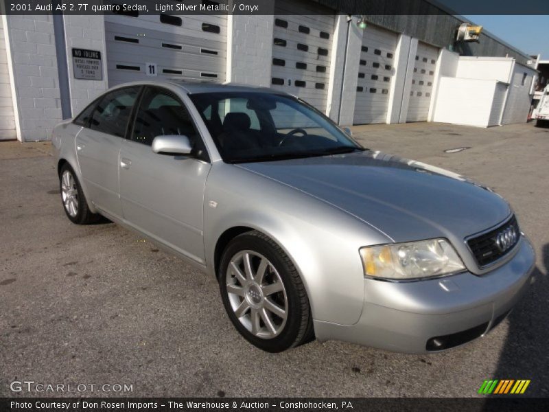 Light Silver Metallic / Onyx 2001 Audi A6 2.7T quattro Sedan