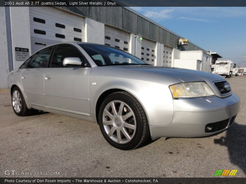 Light Silver Metallic / Onyx 2001 Audi A6 2.7T quattro Sedan