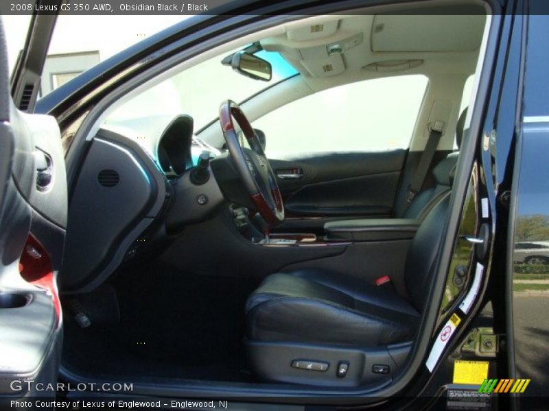 Obsidian Black / Black 2008 Lexus GS 350 AWD