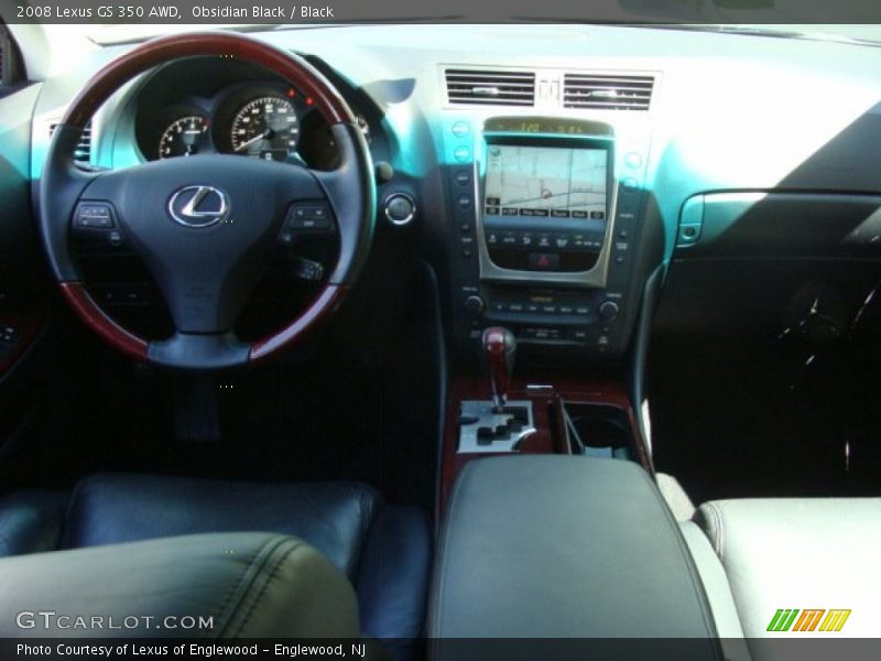 Obsidian Black / Black 2008 Lexus GS 350 AWD