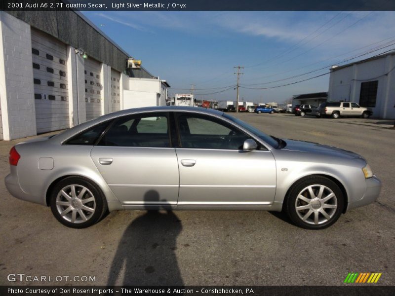 Light Silver Metallic / Onyx 2001 Audi A6 2.7T quattro Sedan