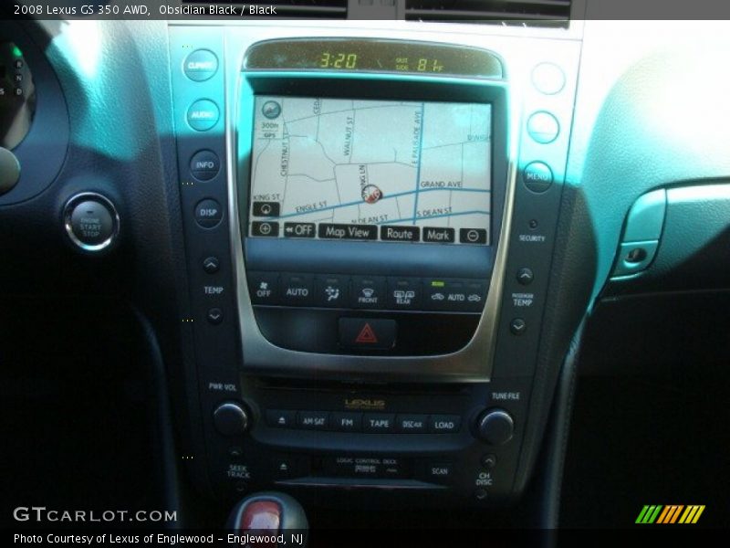 Obsidian Black / Black 2008 Lexus GS 350 AWD