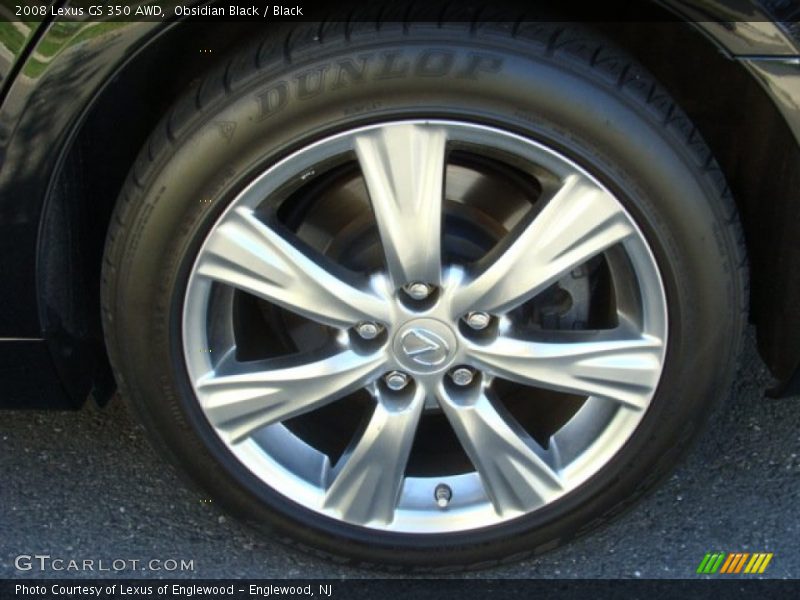 Obsidian Black / Black 2008 Lexus GS 350 AWD