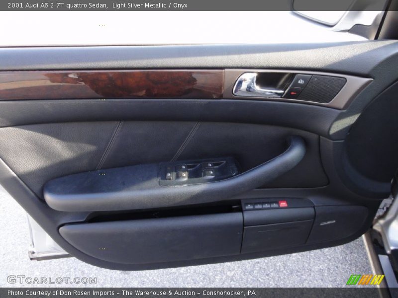 Light Silver Metallic / Onyx 2001 Audi A6 2.7T quattro Sedan
