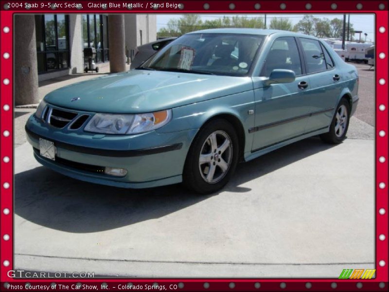 Glacier Blue Metallic / Sand Beige 2004 Saab 9-5 Arc Sedan