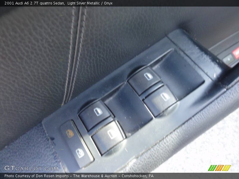 Light Silver Metallic / Onyx 2001 Audi A6 2.7T quattro Sedan