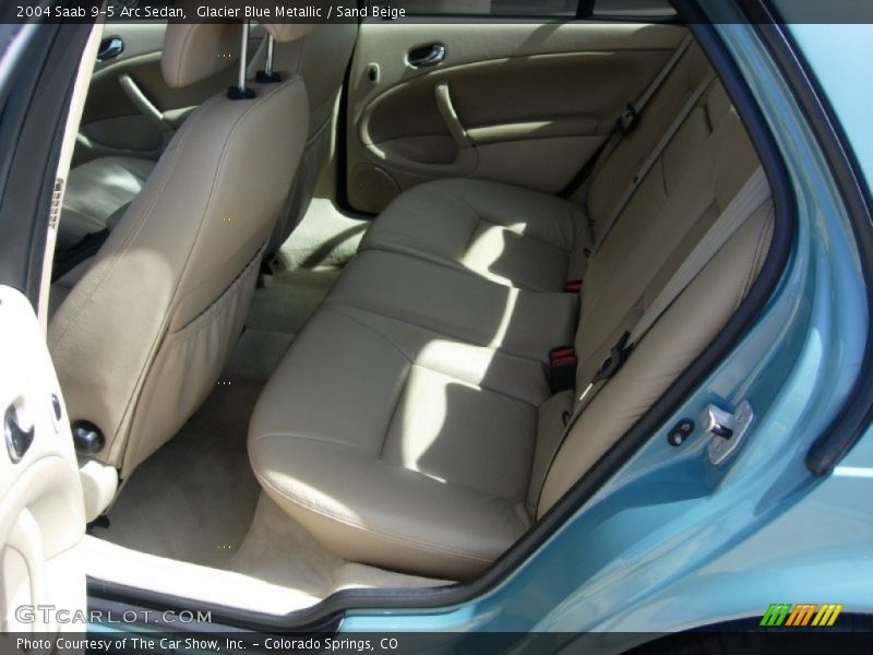 Glacier Blue Metallic / Sand Beige 2004 Saab 9-5 Arc Sedan