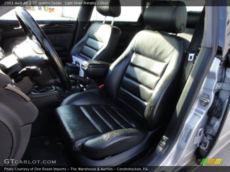 Light Silver Metallic / Onyx 2001 Audi A6 2.7T quattro Sedan