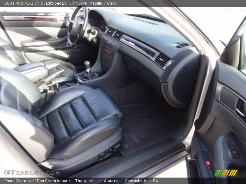 Light Silver Metallic / Onyx 2001 Audi A6 2.7T quattro Sedan