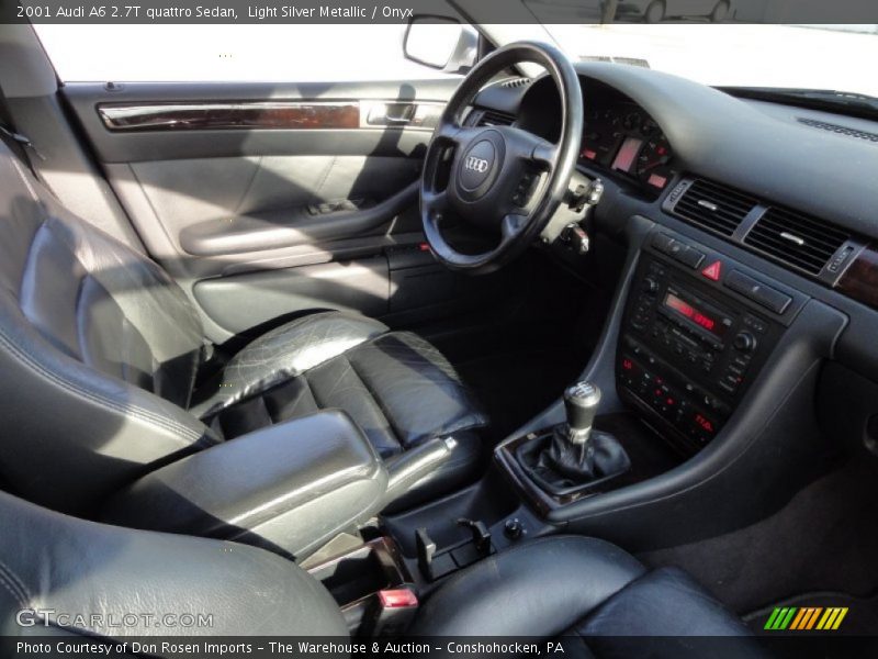 Light Silver Metallic / Onyx 2001 Audi A6 2.7T quattro Sedan